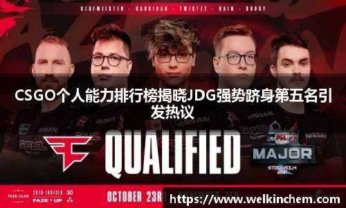 CSGO个人能力排行榜揭晓JDG强势跻身第五名引发热议